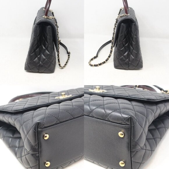 Chanel #TVR8J2 Medium Coco Top Handle Bag - Picture 3 of 7